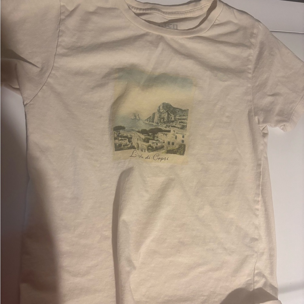PacSun Cream Graphic Tee